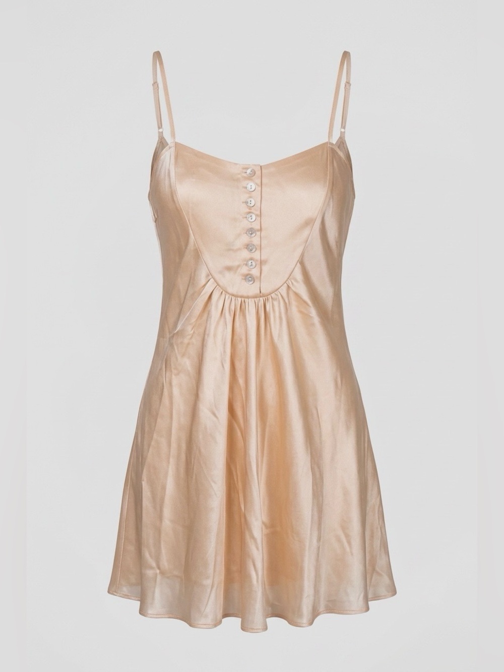 Camisole Silk Top - Spaghetti-Strap Front Bottoms by Jak & Rae